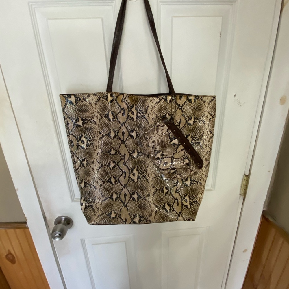Snakeskin Pattern Tote Bag